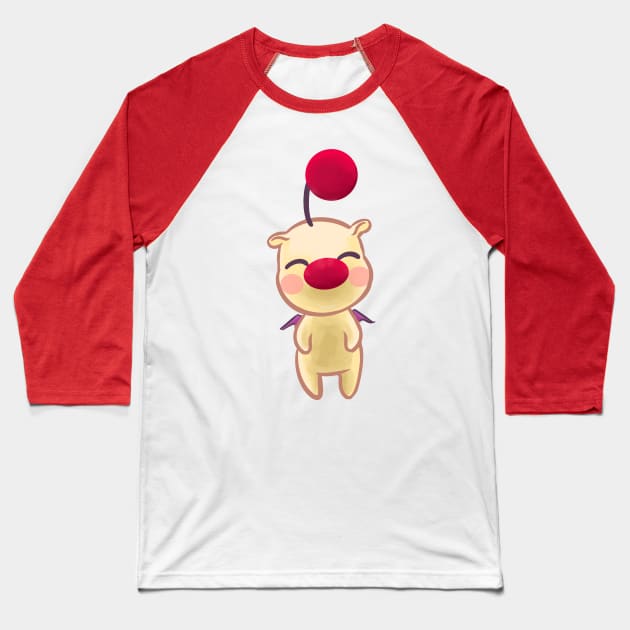 moogle Baseball T-Shirt by inkpocket